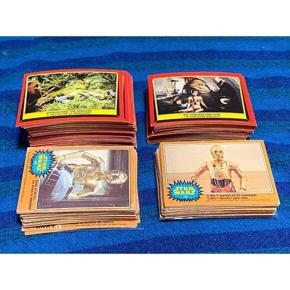 Vintage 1977-1983 OPC Star Wars Series 5 Trading Card Lot & ROTJ PR-MT - Picture 8 of 12